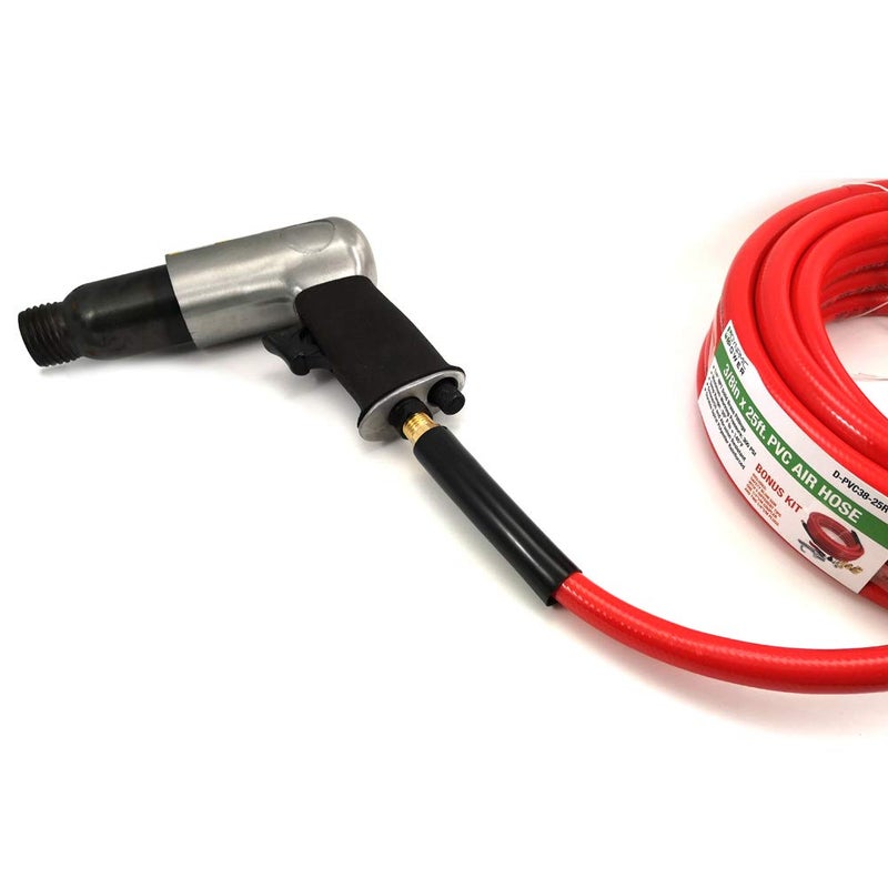 DYNAMIC POWER 3/8 x 25 FT PVC Air Compressor Hose + 10 Pieces Air Compressor Accessories Kit - Image 4
